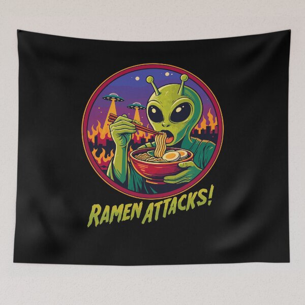 Item preview, RAMEN ATTACKS designed and sold by robbyiodized.