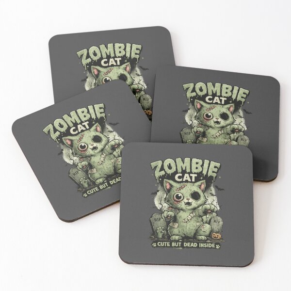 Item preview, Zombie Cat Cute But Dead Inside | Funny Halloween Cat Gift designed and sold by BankshopTH.