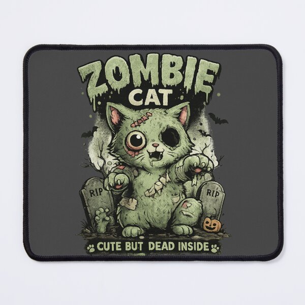 Item preview, Zombie Cat Cute But Dead Inside | Funny Halloween Cat Gift designed and sold by BankshopTH.