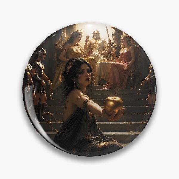 Item preview, Eris, The Uninvited Goddess at the Feast of the Gods designed and sold by Lucia Amaris Art.