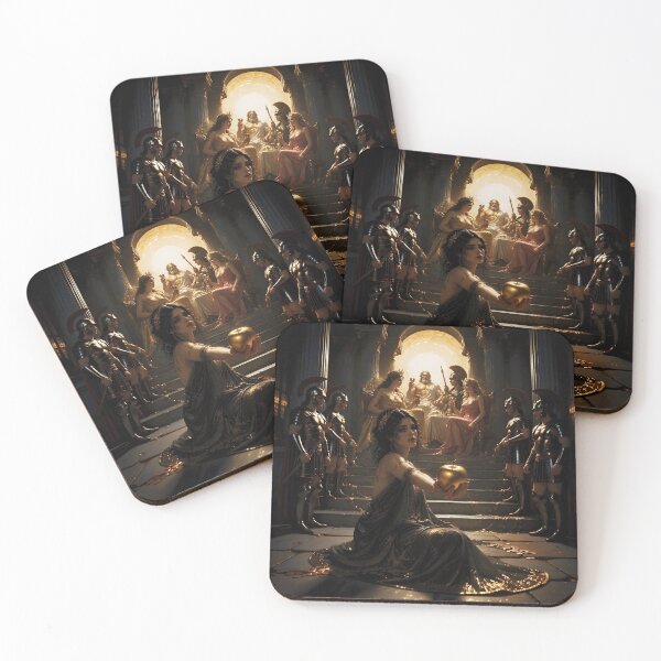 Item preview, Eris, The Uninvited Goddess at the Feast of the Gods designed and sold by Lucia Amaris Art.