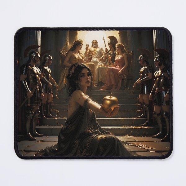 Item preview, Eris, The Uninvited Goddess at the Feast of the Gods designed and sold by Lucia Amaris Art.