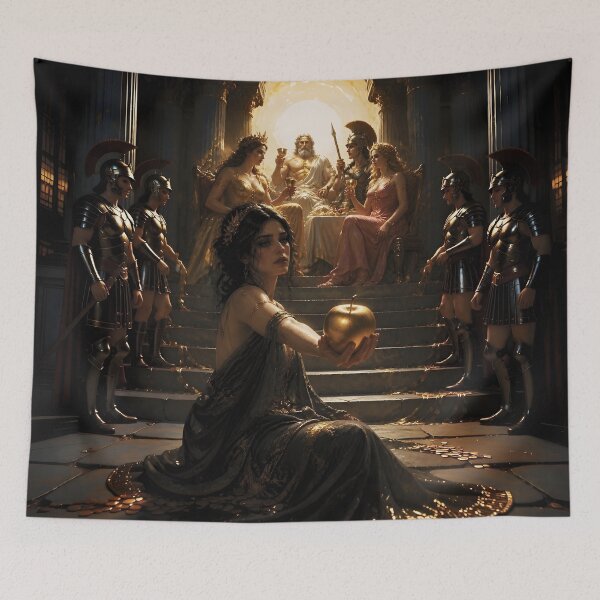 Item preview, Eris, The Uninvited Goddess at the Feast of the Gods designed and sold by Lucia Amaris Art.