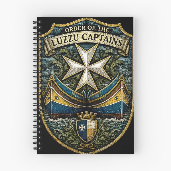 Item preview, Order of the Luzzu Captains Malta Maritime Pride Shield Artwork designed and sold by RoyalOrderGallery.