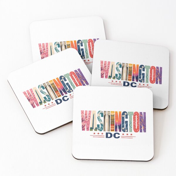Item preview, Washington DC: Landmark Collage Lettering designed and sold by Fenay Designs.