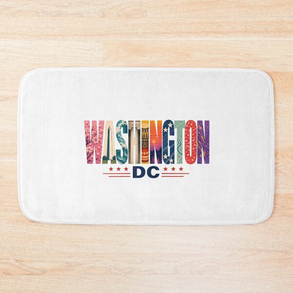 Item preview, Washington DC: Landmark Collage Lettering designed and sold by Fenay Designs.