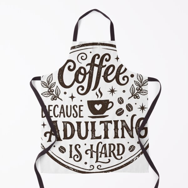 Item preview, Coffee Because Adulting Is Hard Vintage Quote designed and sold by pictranoosa.