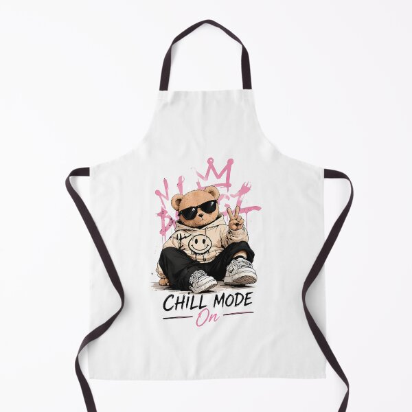 Item preview, Chill Mode On - Cool Teddy Bear Urban Streetwear Art designed and sold by Velouria Universe.