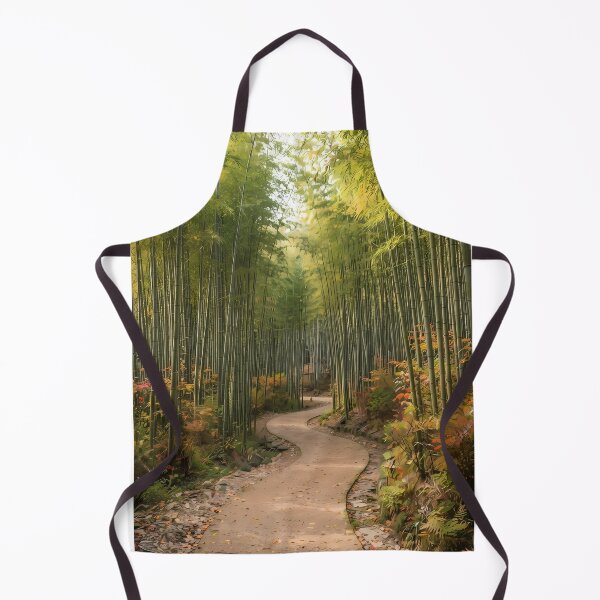 Item preview, Damyang Juknokwon Bamboo Forest in Autumn - Golden Foliage and Serene Path designed and sold by SOOstudio73.