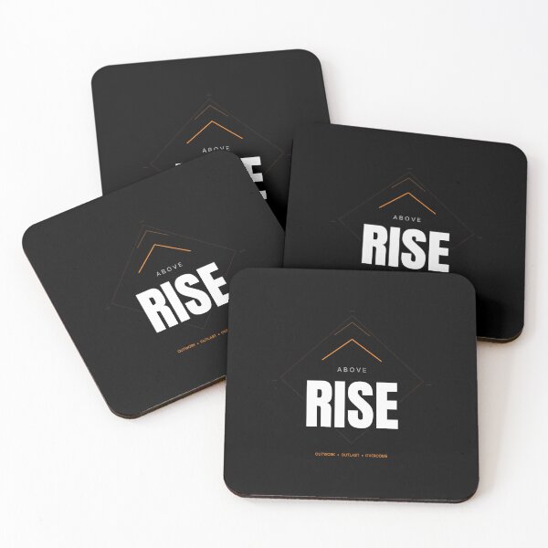 Item preview, Above Rise Motivational Typography Design designed and sold by Hayir Design.