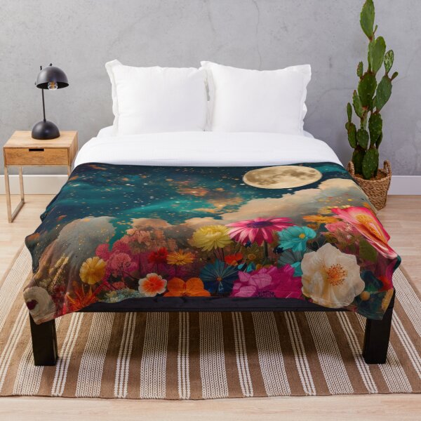 Item preview, Flowers Over the Night Sky designed and sold by Soft Oddity.