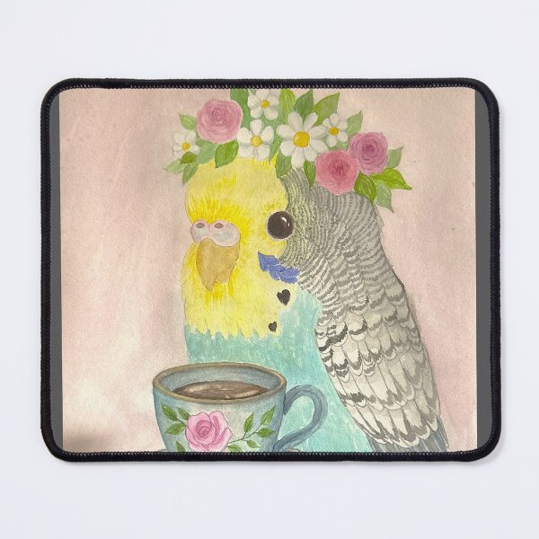 Item preview, Larry the Parakeet designed and sold by Rebecca Bird Lady.