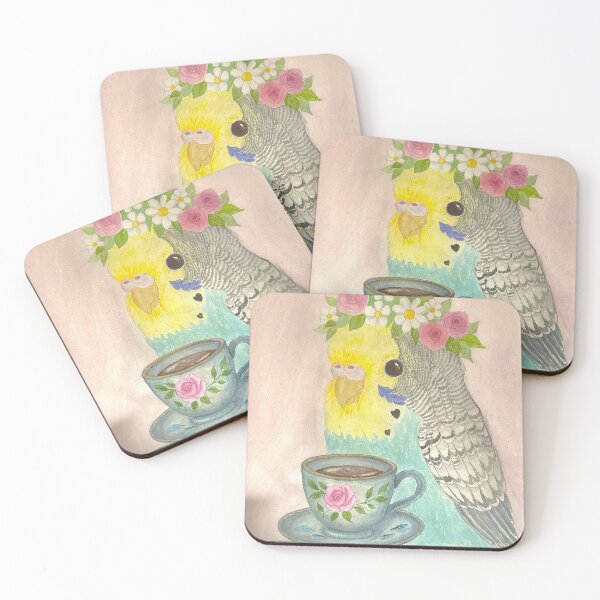 Item preview, Larry the Parakeet designed and sold by Rebecca Bird Lady.
