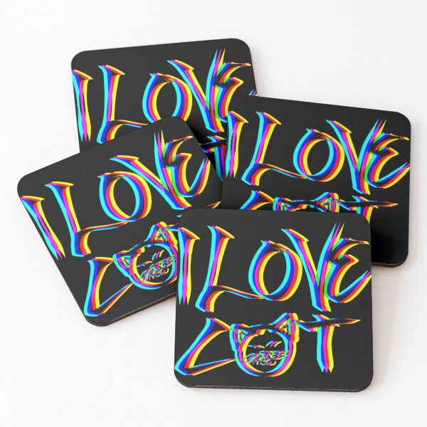 Item preview, I Love Cats Typography designed and sold by End12Neos.
