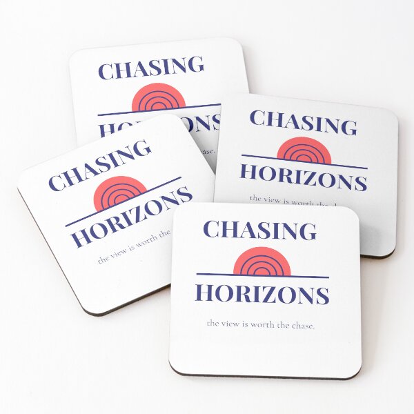 Item preview, Retro Sunset Chasing Horizons Minimalist Quote designed and sold by corevork.