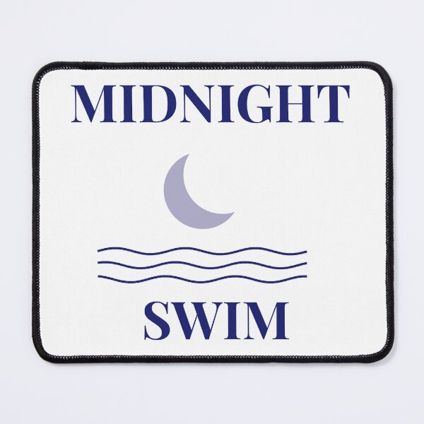 Item preview, Midnight Swim Moon And Waves Minimalist Design designed and sold by corevork.