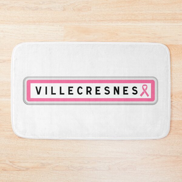 Item preview, Villecresnes Pink October sign – Val-de-Marne, Île-de-France designed and sold by Panneaux et signalisations - NPOITEVIN.