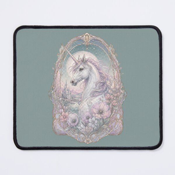 Item preview, Art Nouveau Unicorn VI designed and sold by Spellhorn13.