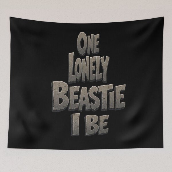 Item preview, One Lonely Beastie I Be designed and sold by TheEndDesign.