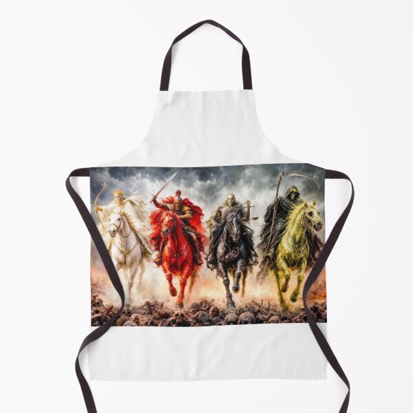 Item preview, Four Horsemen of the Apocalypse – Dark Fantasy Art designed and sold by Nela-&-Lena.