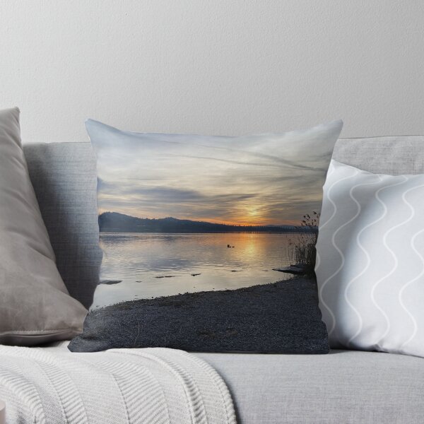 Item preview, Golden Sunset at Schiranna, Lake Varese, Italy designed and sold by UnaEmme.