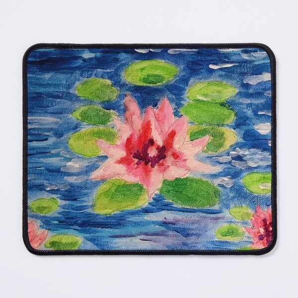 Item preview, Pink Floating Lotus Flowers designed and sold by Aquamarineelle.