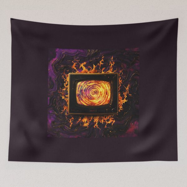 Item preview, 3d Render: Vintage Tv Glitch Digital Art designed and sold by Checho30.