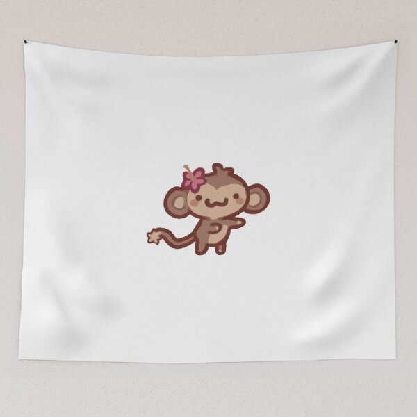 Item preview, Cute Lady Monkey | Adorable Jungle Animal | Whimsical Illustration designed and sold by GeekMix.