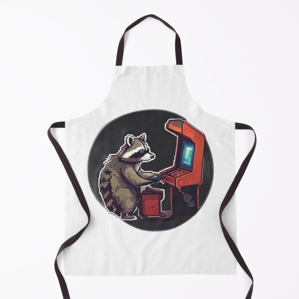 Item preview, Pixel Art Jimothy Raccoon Arcade Gamer Meme designed and sold by Gurjeetpixelart.