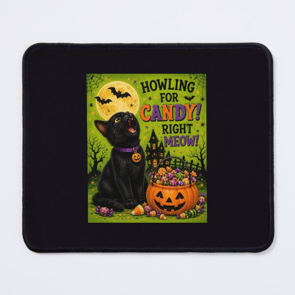 Item preview, Howling for Candy – Right Meow! designed and sold by Novel Works Studio.