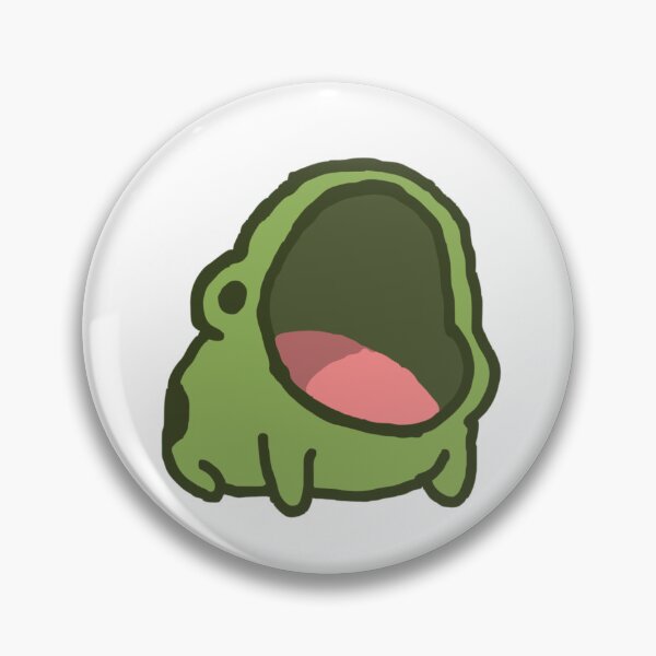 Item preview, Screaming Frog | Funny Frog Meme | Cute Amphibian Illustration designed and sold by DawnColony.