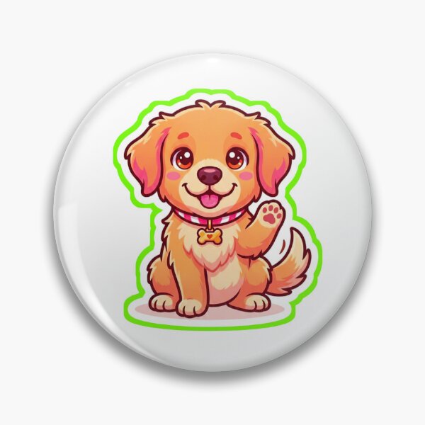 Item preview, Cute Happy Puppy Cartoon Sticker designed and sold by ExploreAura Studio.