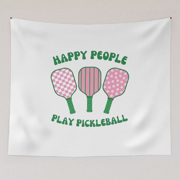 Item preview, Happy People Play Pickleball Paddles designed and sold by amazsticker.