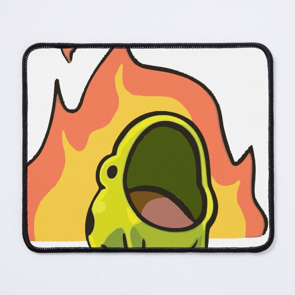 Item preview, Fiery Screaming Frog | Funny Cartoon Amphibian | Meme Art designed and sold by GeekMix.