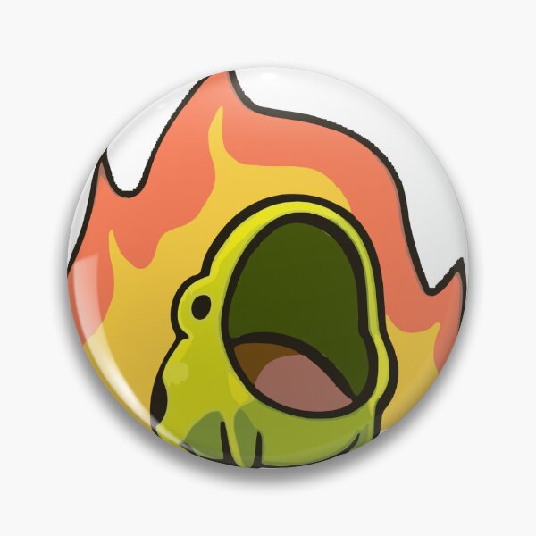 Item preview, Fiery Screaming Frog | Funny Cartoon Amphibian | Meme Art designed and sold by DawnColony.
