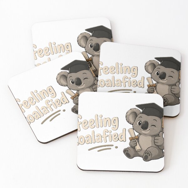 Item preview, Feeling Koalafied | Funny Graduation Koala Pun designed and sold by BabiesNanimals.