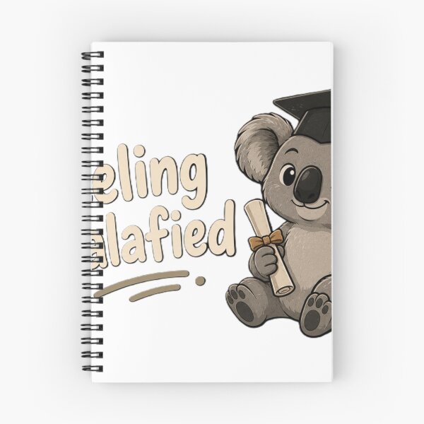 Item preview, Feeling Koalafied | Funny Graduation Koala Pun designed and sold by BabiesNanimals.