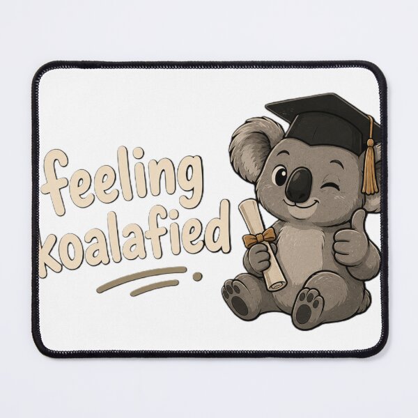 Item preview, Feeling Koalafied | Funny Graduation Koala Pun designed and sold by BabiesNanimals.