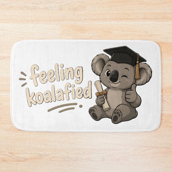 Item preview, Feeling Koalafied | Funny Graduation Koala Pun designed and sold by BabiesNanimals.