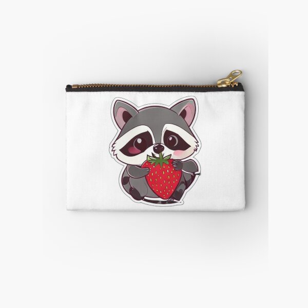 Item preview, Kawaii Cute Jimothy Raccoon Strawberry Meme designed and sold by Gurjeetpixelart.