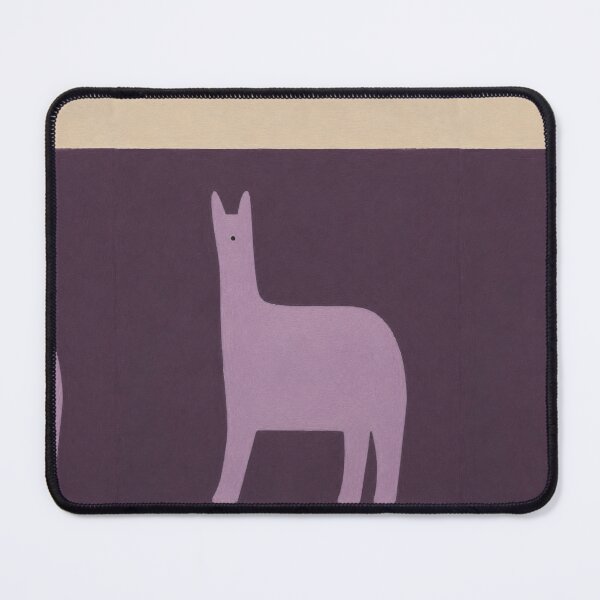Item preview, "Unknown Creature" – Minimalist Lavender Llama Art. By Moodzu. designed and sold by Moodzu.