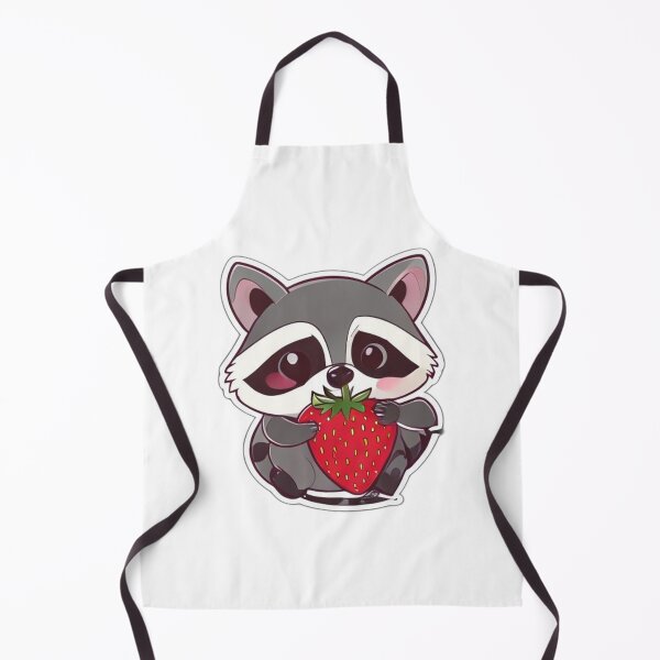 Item preview, Kawaii Cute Jimothy Raccoon Strawberry Meme designed and sold by Gurjeetpixelart.