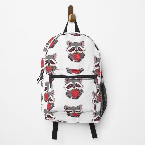 Item preview, Kawaii Cute Jimothy Raccoon Strawberry Meme designed and sold by Gurjeetpixelart.