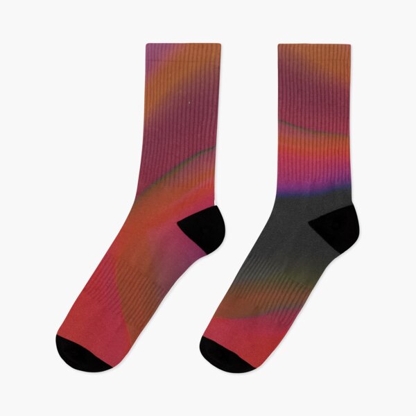 Item preview, Crimson Aura – Abstract Gradient Light Art Print designed and sold by Vita-Kvitash.