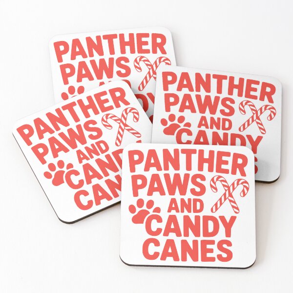 Item preview, Panther Paws and Candy Canes designed and sold by theartfulaspie.