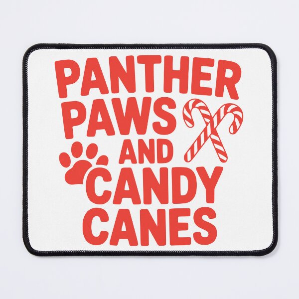 Item preview, Panther Paws and Candy Canes designed and sold by theartfulaspie.