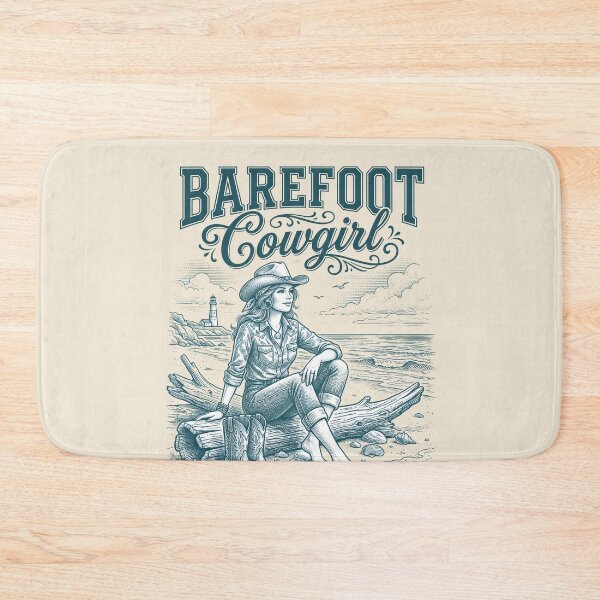 Item preview, Barefoot Cowgirl – Coastal Cowgirl Beach Design designed and sold by Sea Gem.
