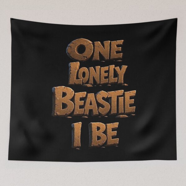 Item preview, One Lonely Beastie I Be designed and sold by TheEndDesign.