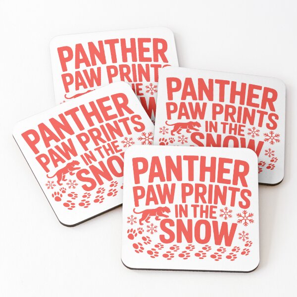 Item preview, Panther Paw Prints in the Snow designed and sold by theartfulaspie.