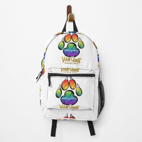 Item preview, Wolfquest Paw Print: LGBTQ+ Pride designed and sold by TheNightKeepersTale.